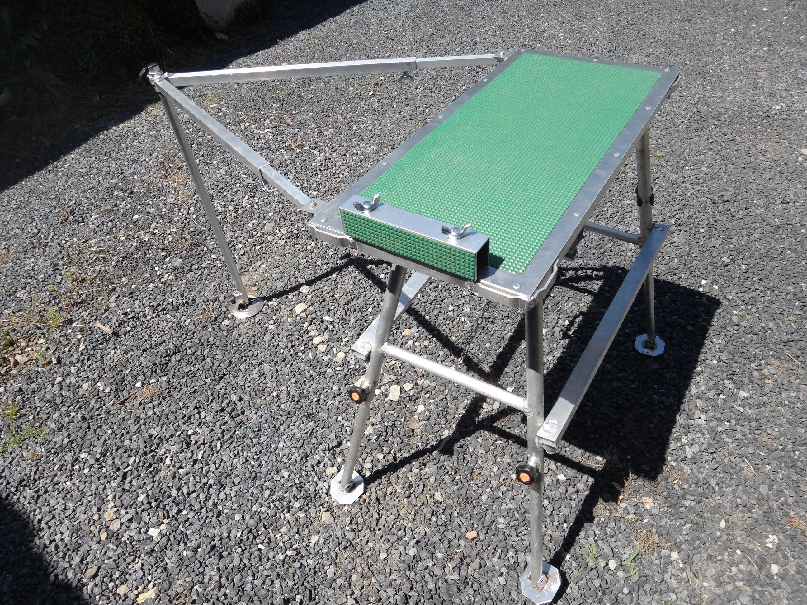 折りたたみ丸足型　アルミ　須永工業