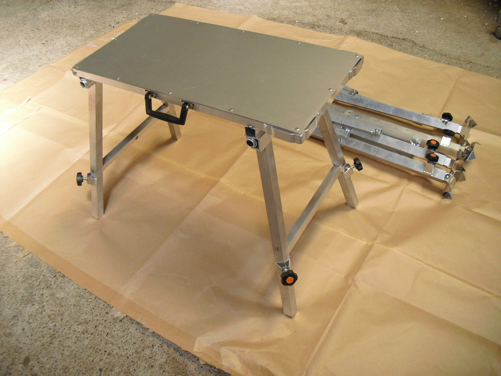 立ちこみ台折りたたみ式 アルミ 須永工業