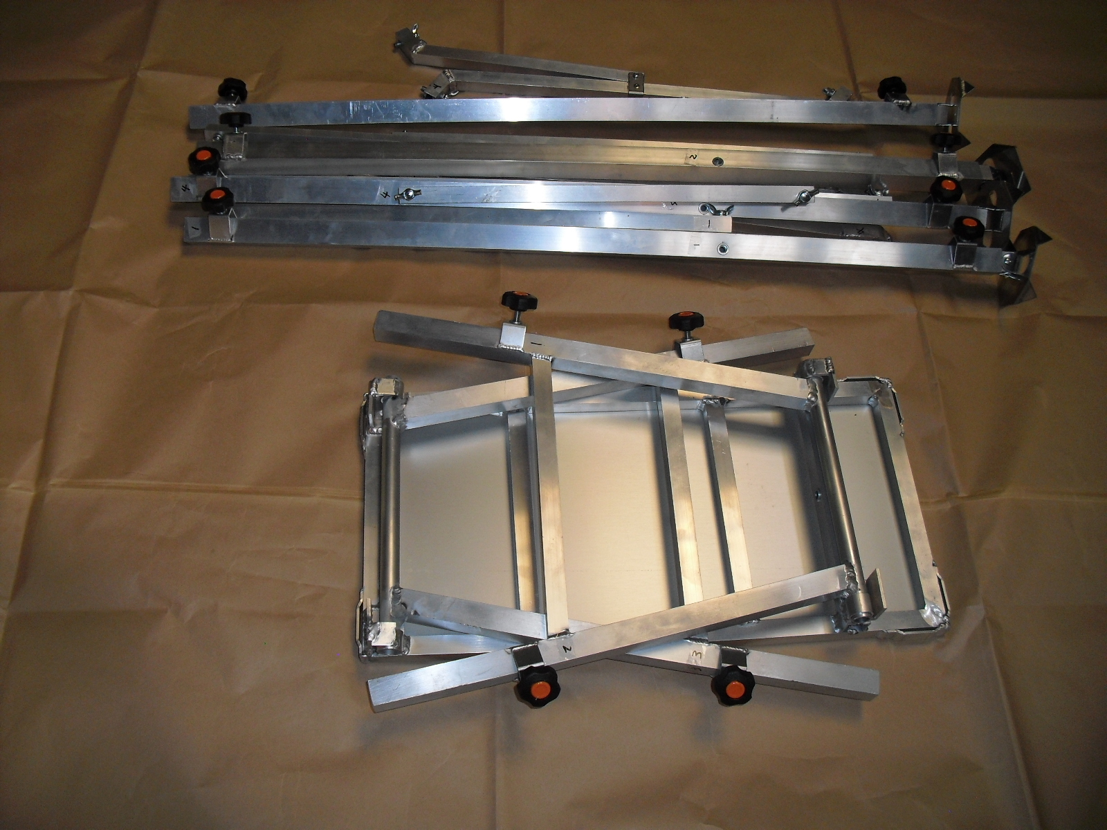 立ちこみ台折りたたみ式 アルミ 須永工業